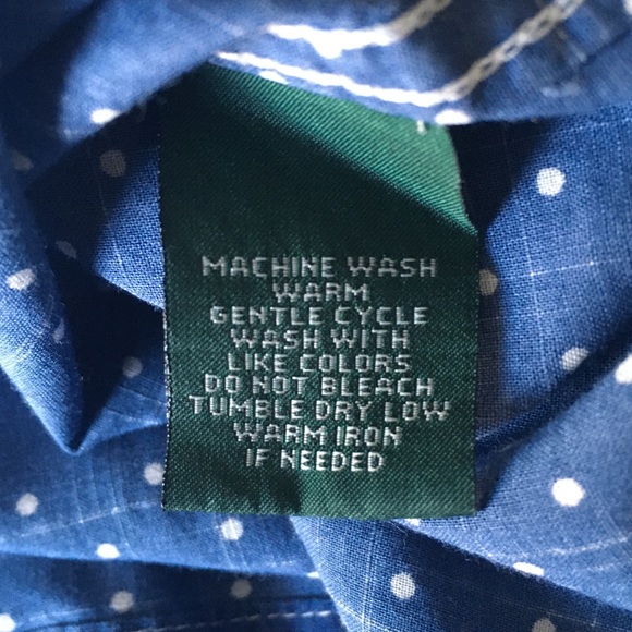 Ralph Lauren Polka Dot Button-Down Shirt - Picture 8 of 8